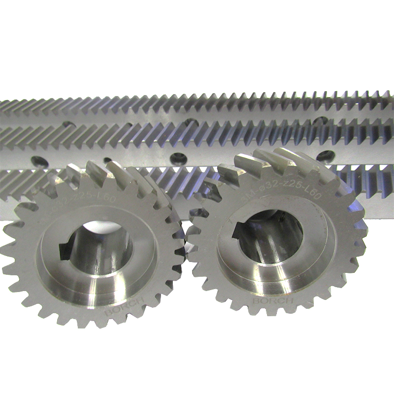 High precision helical gear rack and pinion induction harden rack C45 steel gear rack